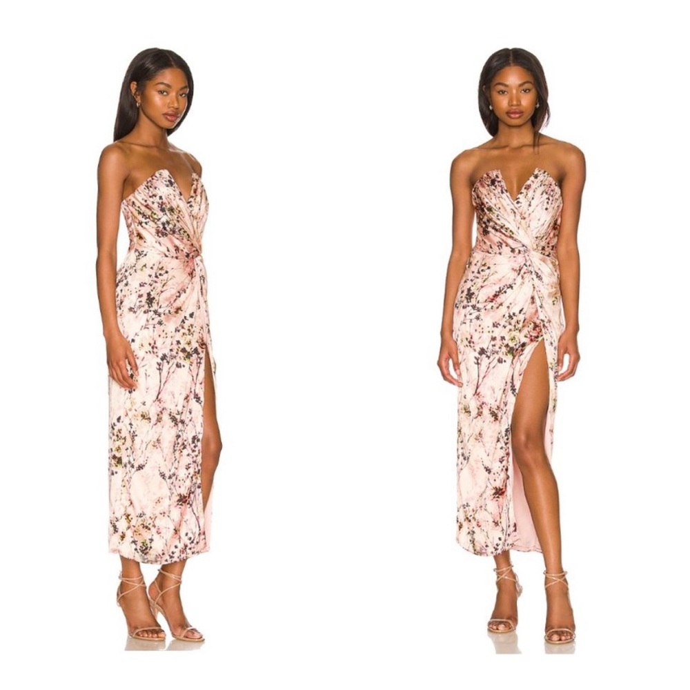 Katie May | NWT Come On Home Dress in Pink Botanical Size L